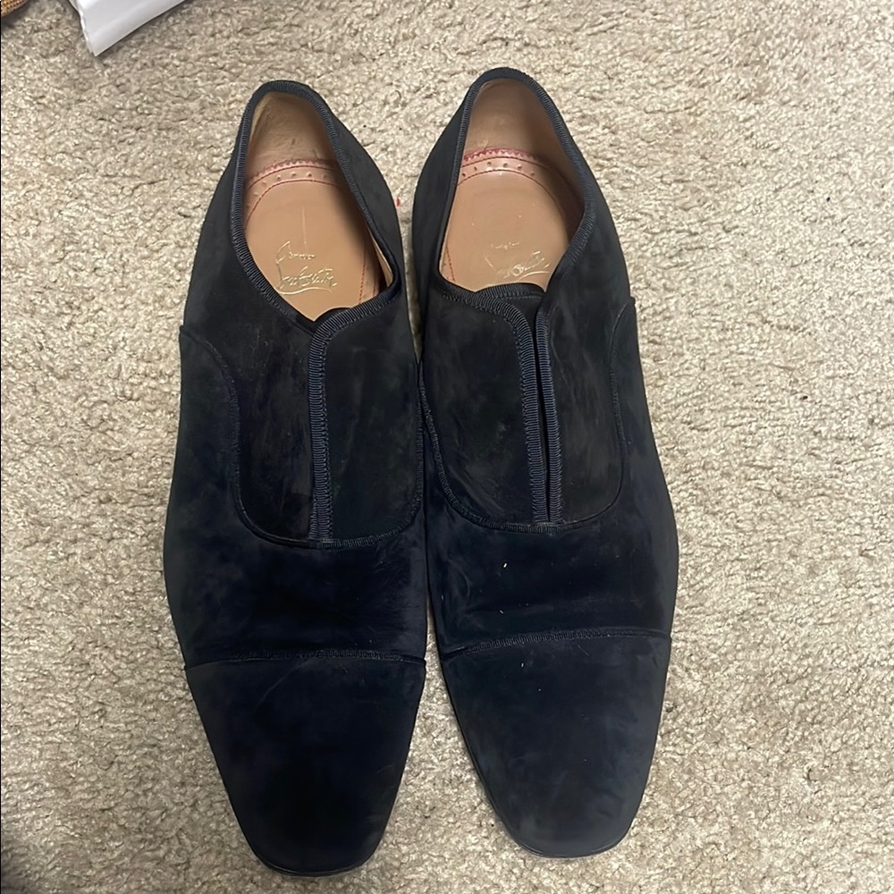 Men's Black Suede Shoes